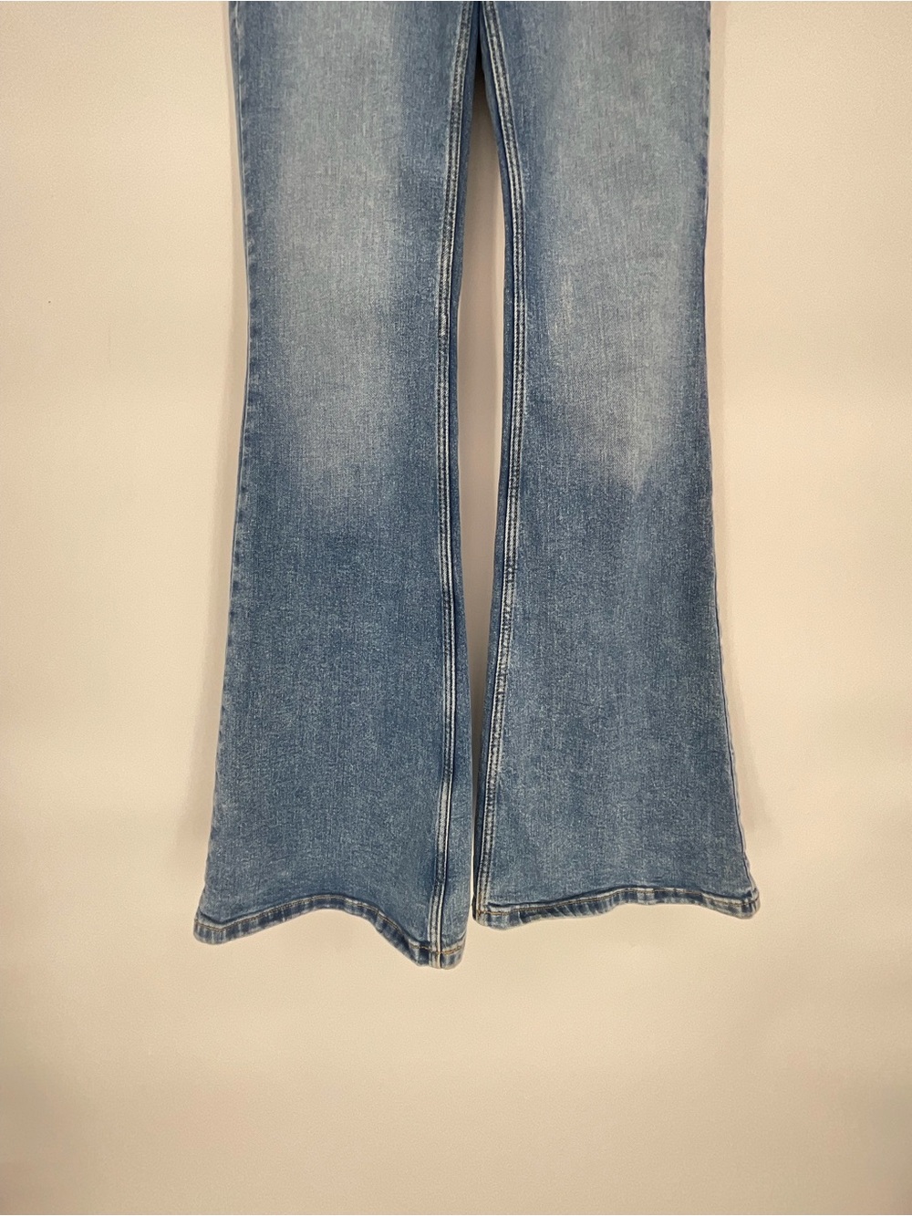Wrangler Classic High-Rise Flare Jeans in Light Blue - Women - Picture 2 of 7
